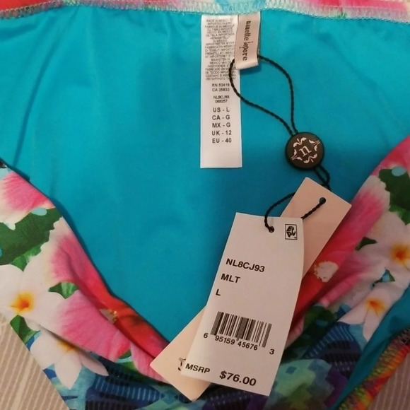 Nanette Lepore Swim Bikini Bottom L - Picture 5 of 8